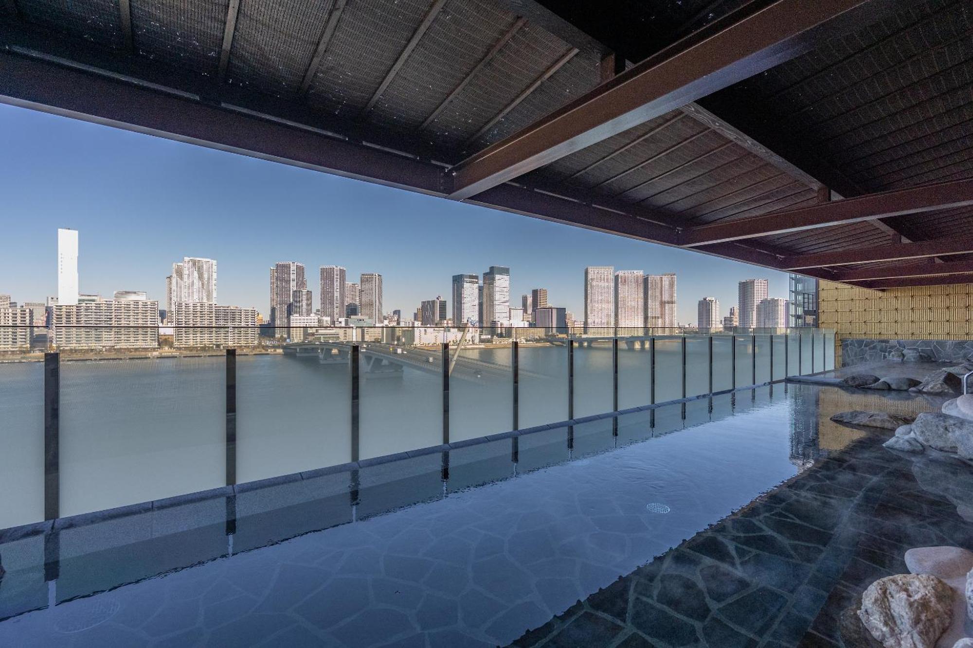 Tokyo Toyosu Manyo Club Hotel Exterior foto
